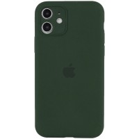 Чохол Silicone Case Full Camera Protective (AA) для Apple iPhone 12 (6.1") – Зелений