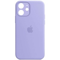 Чохол Silicone Case Full Camera Protective (AA) для Apple iPhone 12 (6.1") – Бузковий