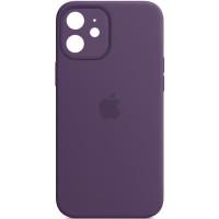 Чехол Silicone Case Full Camera Protective (AA) для Apple iPhone 12 (6.1") – Фиолетовый