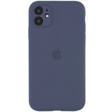 Чохол Silicone Case Full Camera Protective (AA) для Apple iPhone 12 (6.1") – Сірий