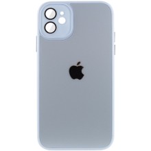 Чехол TPU+Glass Sapphire Midnight для Apple iPhone 12 (6.1") – Голубой