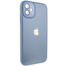 Чехол TPU+Glass Sapphire Midnight для Apple iPhone 12 (6.1") – Голубой