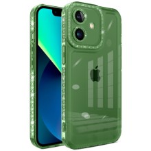 Чехол TPU Starfall Clear для Apple iPhone 12 (6.1") – Зеленый