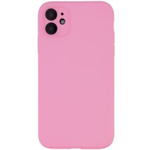 Чохол Silicone Case Full Camera Protective (AA) NO LOGO для Apple iPhone 12 (6.1") – Рожевий