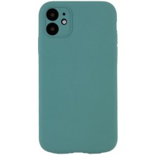 Чохол Silicone Case Full Camera Protective (AA) NO LOGO для Apple iPhone 12 (6.1") – Зелений