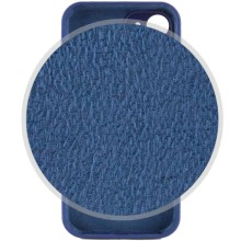 Чехол Silicone Case Full Camera Protective (AA) NO LOGO для Apple iPhone 12 (6.1") – Синий