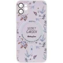 TPU+PC чохол Secret Garden with MagSafe для Apple iPhone 12 (6.1")