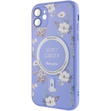 TPU+PC чехол Secret Garden with MagSafe для Apple iPhone 12 (6.1") – Lilac