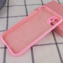 Чохол Silicone Case Full Camera Protective (AA) NO LOGO для Apple iPhone 12 (6.1") – Рожевий