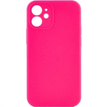 Чохол Silicone Case Full Camera Protective (AA) NO LOGO для Apple iPhone 12 (6.1") – Рожевий