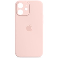 Чехол Silicone Case Full Camera Protective (AA) для Apple iPhone 12 (6.1") – Розовый