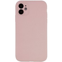 Чохол Silicone Case Full Camera Protective (AA) NO LOGO для Apple iPhone 12 (6.1") – Рожевий