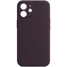 Чехол Silicone Case Full Camera Protective (AA) NO LOGO для Apple iPhone 12 (6.1") – Фиолетовый