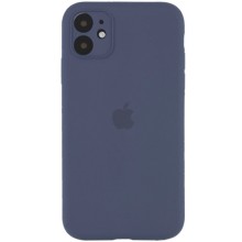 Чехол Silicone Case Full Camera Protective (AA) для Apple iPhone 12 (6.1") – Серый