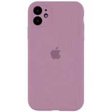 Чехол Silicone Case Full Camera Protective (AA) для Apple iPhone 12 (6.1") – Лиловый