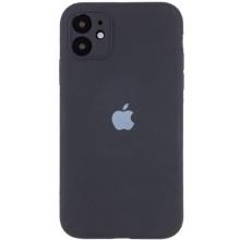 Чехол Silicone Case Full Camera Protective (AA) для Apple iPhone 12 (6.1") – Серый