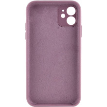 Чехол Silicone Case Full Camera Protective (AA) NO LOGO для Apple iPhone 12 (6.1") – Лиловый