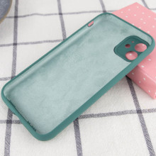 Чохол Silicone Case Full Camera Protective (AA) NO LOGO для Apple iPhone 12 (6.1") – Зелений