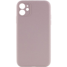 Чохол Silicone Case Full Camera Protective (AA) NO LOGO для Apple iPhone 12 (6.1") – Сірий