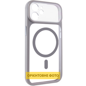 Чохол TPU+PC GETMAN Moon Clear with MagSafe для Apple iPhone 12 (6.1")