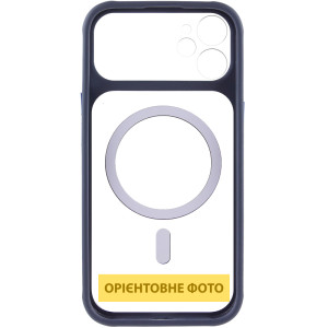 Чехол TPU+PC GETMAN Moon Clear with MagSafe для Apple iPhone 12 (6.1")