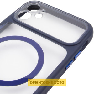 Чехол TPU+PC GETMAN Moon Clear with MagSafe для Apple iPhone 12 (6.1")