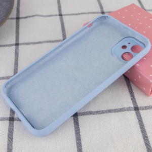 Чехол Silk Full Camera Protective (AA) NO LOGO для Apple iPhone 12 (6.1") – Голубой