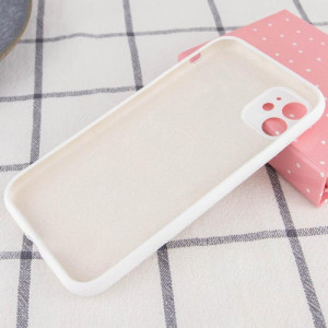 Чехол Silk Full Camera Protective (AA) NO LOGO для Apple iPhone 12 (6.1") – Белый