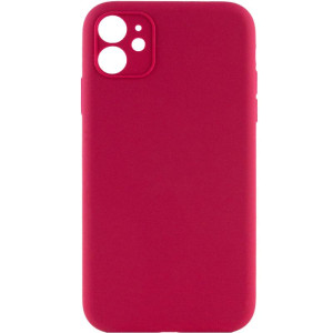 Чехол Silk Full Camera Protective (AA) NO LOGO для Apple iPhone 12 (6.1") – Красный