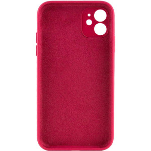 Чехол Silk Full Camera Protective (AA) NO LOGO для Apple iPhone 12 (6.1") – Красный