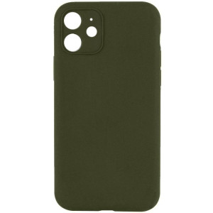Чехол Silk Full Camera Protective (AA) NO LOGO для Apple iPhone 12 (6.1") (Зеленый)