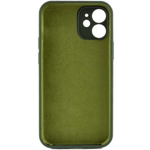Чехол Silk Full Camera Protective (AA) NO LOGO для Apple iPhone 12 (6.1") – Зеленый