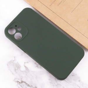 Чехол Silk Full Camera Protective (AA) NO LOGO для Apple iPhone 12 (6.1") – Зеленый
