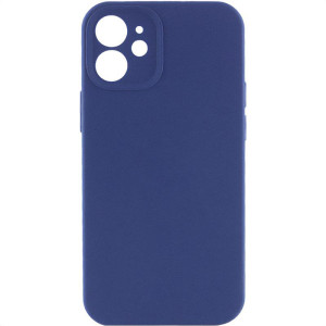 Чехол Silk Full Camera Protective (AA) NO LOGO для Apple iPhone 12 (6.1") (Синий)