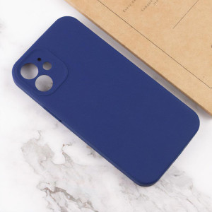 Чехол Silk Full Camera Protective (AA) NO LOGO для Apple iPhone 12 (6.1") – Синий