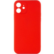 Силиконовый чехол Candy Full Camera для Apple iPhone 12 (6.1") – Красный