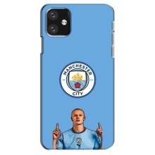 Чохли з принтом на iPhone 12 Футболіст – Холанд Манчестер Сіті