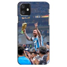 Чехлы Лео Месси Аргентина для iPhone 12 (Месси король)