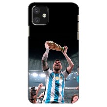 Чехлы Лео Месси Аргентина для iPhone 12 (Счастливый Месси)