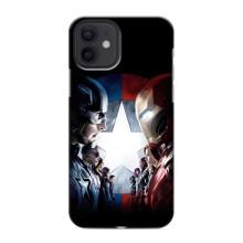 Чехлы с героями Марвел iPhone 12 (VPrint)