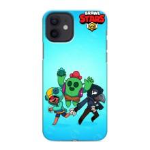 Чехлы Brawl Stars для iPhone 12 (AlphaPrint)