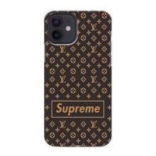 Чехол для iPhone 12 с картинкой Supreme (AlphaPrint)