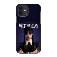 Силиконовый чехол с картинкой для iPhone 12 (Wednesday)