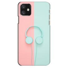 Дівчачий Чохол для iPhone 12 (Навушники)