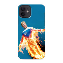 Чохол з принтом Фантастична четвірка для iPhone 12 – Людина-факел