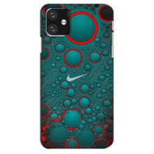 Силиконовый Чехол на iPhone 12 с картинкой Nike (Найк зеленый)