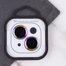 Защитное стекло Metal Classic на камеру (в упак.) для Apple iPhone 13 mini / 13 – Сиреневый