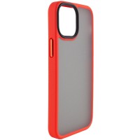 TPU+PC чехол Metal Buttons для Apple iPhone 13 mini (5.4") – Красный