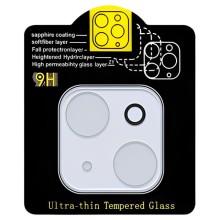 Захисне скло на камеру Full Block (тех.пак) для Apple iPhone 13 mini (5.4") / 13 (6.1") – Прозорий