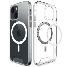 Чохол TPU Space Case with MagSafe для Apple iPhone 13 mini (5.4") – Прозорий